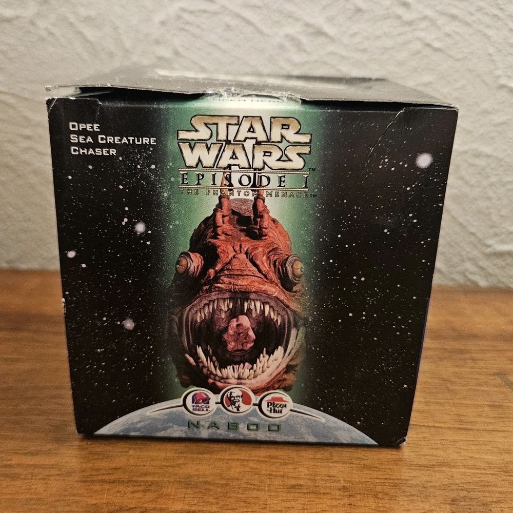 1999 Star Wars Episode 1 KFC/Taco Bell Naboo Opee Sea Creature Toy New In Box